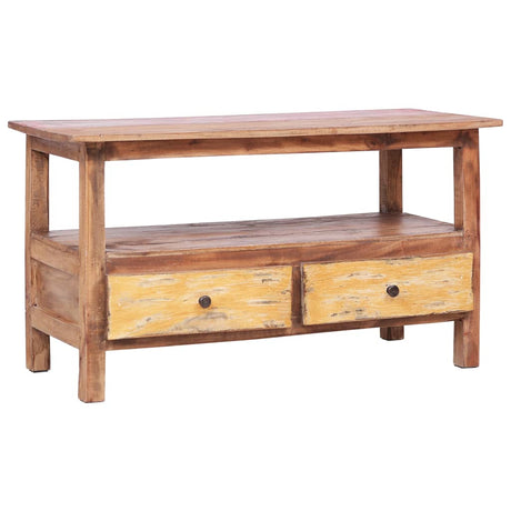 Tv Cabinet 90X40X50 Cm Solid Reclaimed Wood
