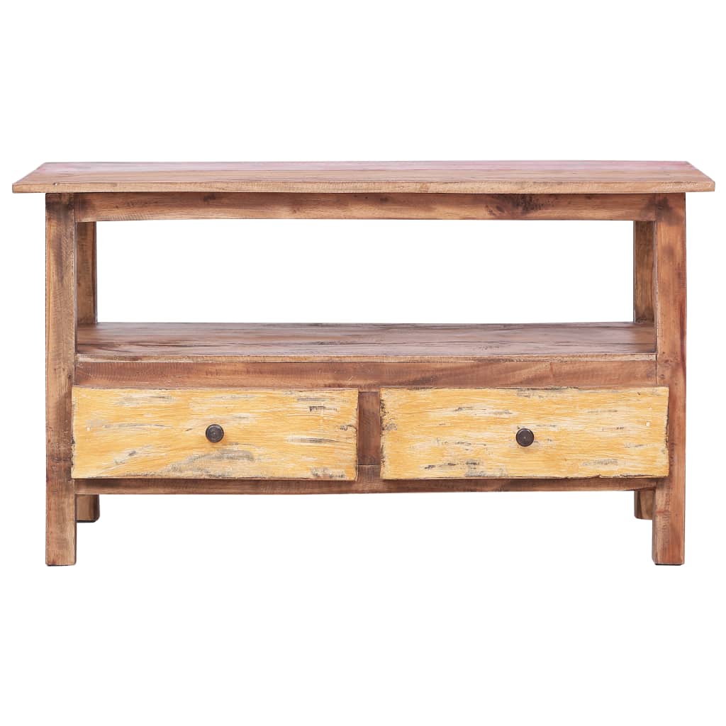 Tv Cabinet 90X40X50 Cm Solid Reclaimed Wood