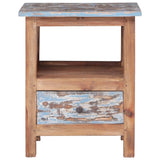 Bedside Cabinet 41X30X50 Cm Solid Mahogany Wood