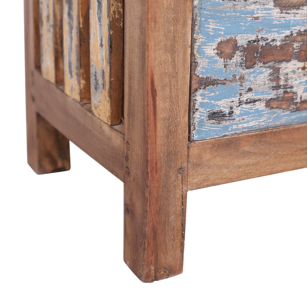 Bedside Cabinet 41X30X50 Cm Solid Mahogany Wood