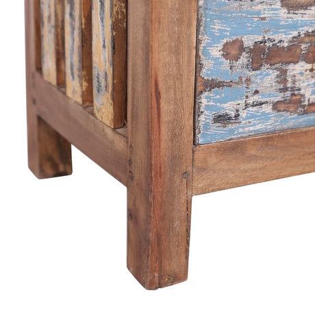 Bedside Cabinet 41X30X50 Cm Solid Mahogany Wood