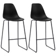 Bar Chairs 6 Pcs Plastic
