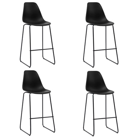 Bar Chairs 6 Pcs Plastic