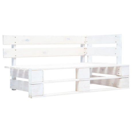 Garden Pallet Corner Bench Wood
