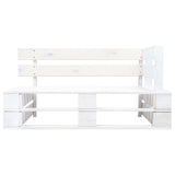 Garden Pallet Corner Bench Wood