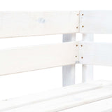 Garden Pallet Corner Bench Wood
