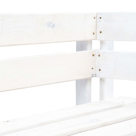 Garden Pallet Corner Bench Wood
