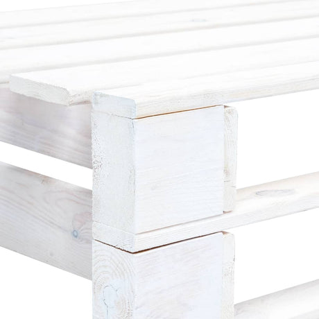 Garden Pallet Corner Bench Wood