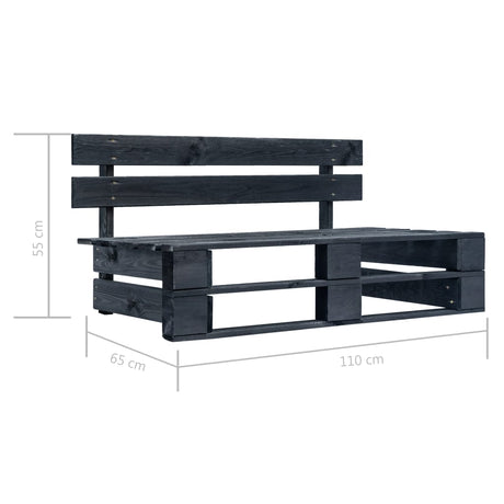 Garden Pallet Bench Wood
