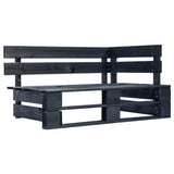 Garden Pallet Corner Bench Wood