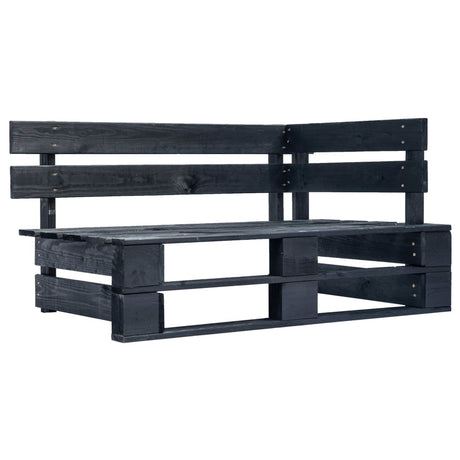 Garden Pallet Corner Bench Wood