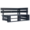 Garden Pallet Corner Bench Wood