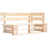 Garden Pallet Corner Bench Wood