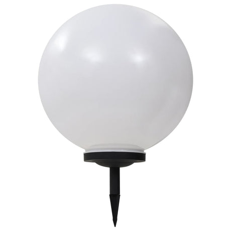 Outdoor Solar Lamps 2 Pcs Led Spherical Rgb