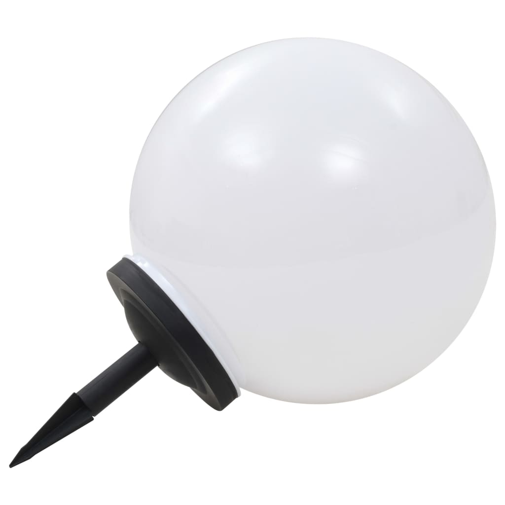 Outdoor Solar Lamps 2 Pcs Led Spherical Rgb