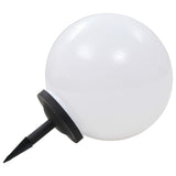 Outdoor Solar Lamps 2 Pcs Led Spherical Rgb
