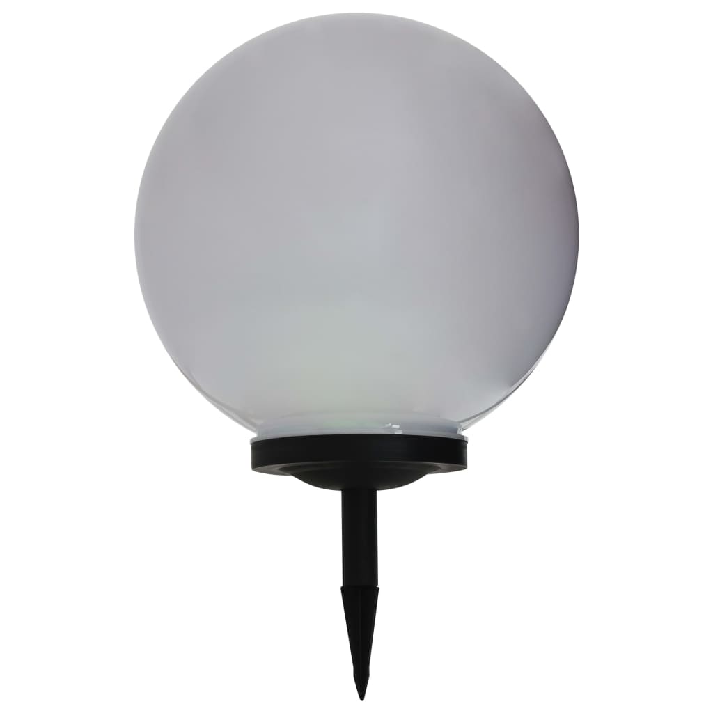 Outdoor Solar Lamps 2 Pcs Led Spherical Rgb