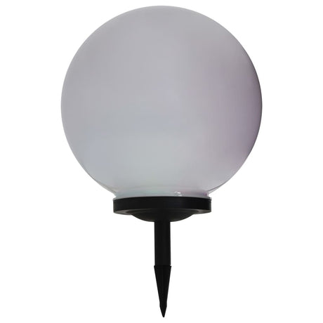 Outdoor Solar Lamps 2 Pcs Led Spherical Rgb
