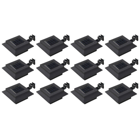 Outdoor Solar Lamps 6 Pcs Led Square 12 Cm