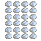 Outdoor Solar Wall Lamps Led 12 Pcs Round