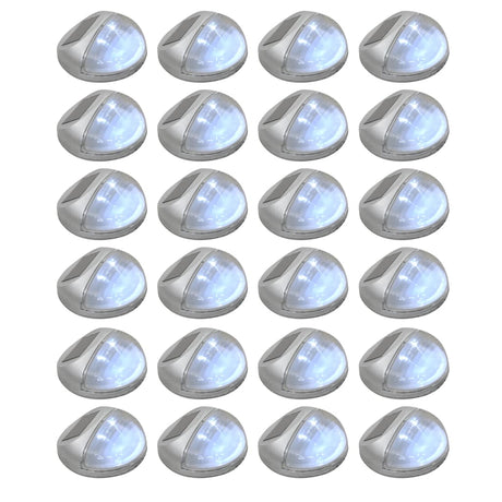 Outdoor Solar Wall Lamps Led 12 Pcs Round