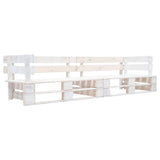 Garden 2-Seater Pallet Sofa Wood