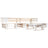 4 Piece Garden Pallets Lounge Set Wood