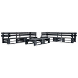 6 Piece Garden Pallets Lounge Set Wood