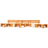 6 Piece Garden Pallet Lounge Set Wood