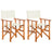Director's Chair Solid Acacia Wood
