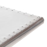 Aviator Desk Silver 112X50X76 Cm Metal
