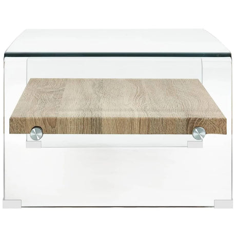 Coffee Table Clear Tempered Glass