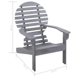 Adirondack Chair Solid Acacia Wood