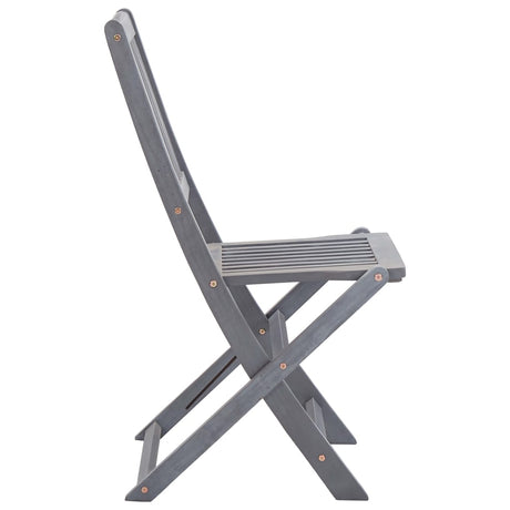 Folding Outdoor Chairs 2 Pcs Solid Acacia Wood
