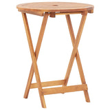 Folding Garden Table 60x75 cm Solid Acacia Wood