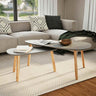 Coffee Tables 2 Pcs Solid Pinewood
