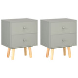 Bedside Cabinets 2 Pcs 40X30X50 Cm Solid Pinewood