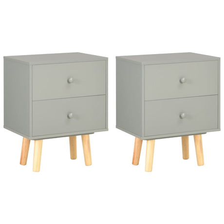Bedside Cabinets 2 Pcs 40X30X50 Cm Solid Pinewood