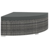 6 Piece Garden Lounge Set With Cushions Poly Rattan
