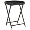 Tea Table 60 Cm Poly Rattan And Tempered