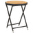 Tea Table 60 Cm Poly Rattan And Tempered