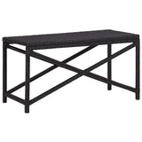 Garden Bench Poly Rattan