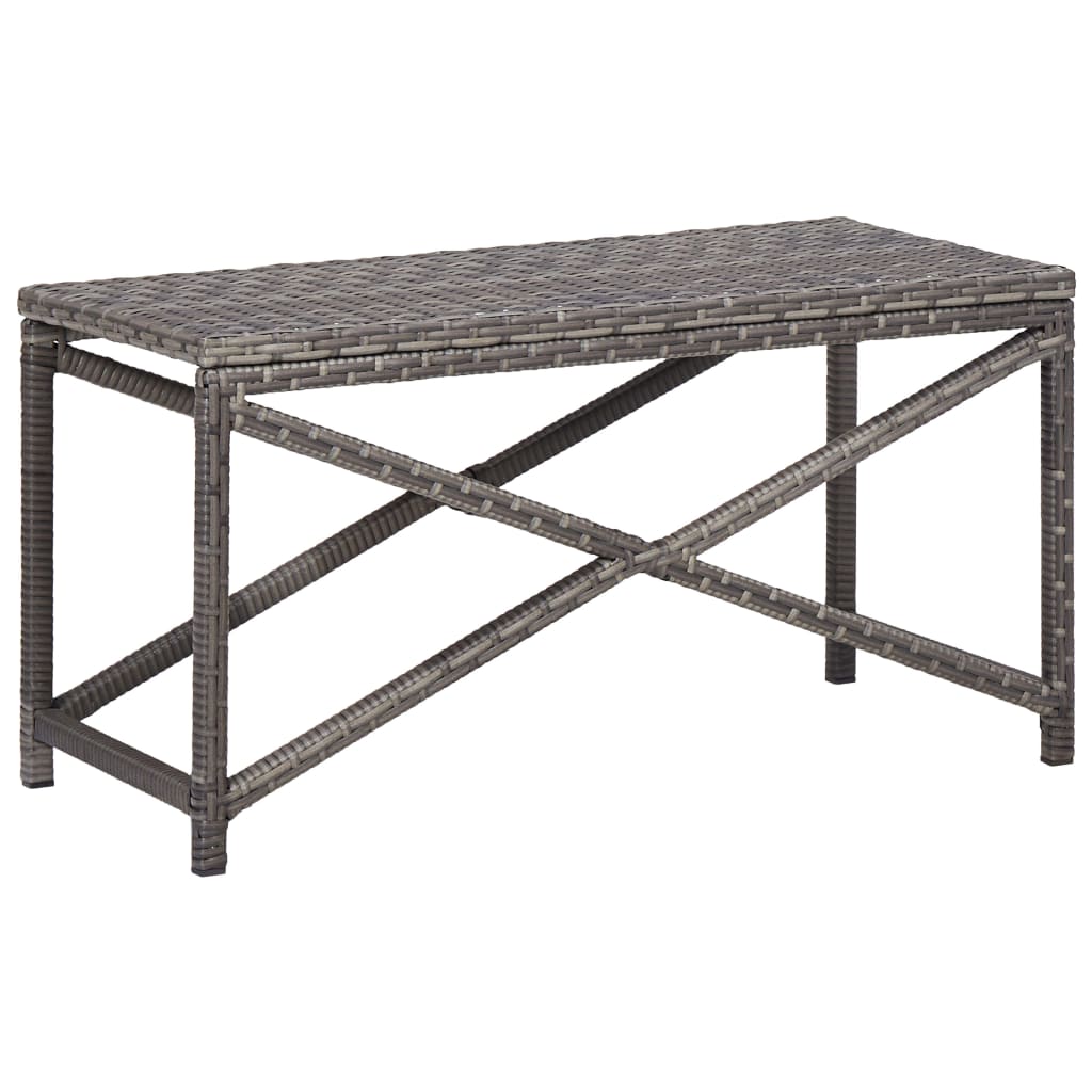 Garden Bench Poly Rattan