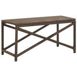 Garden Bench Poly Rattan