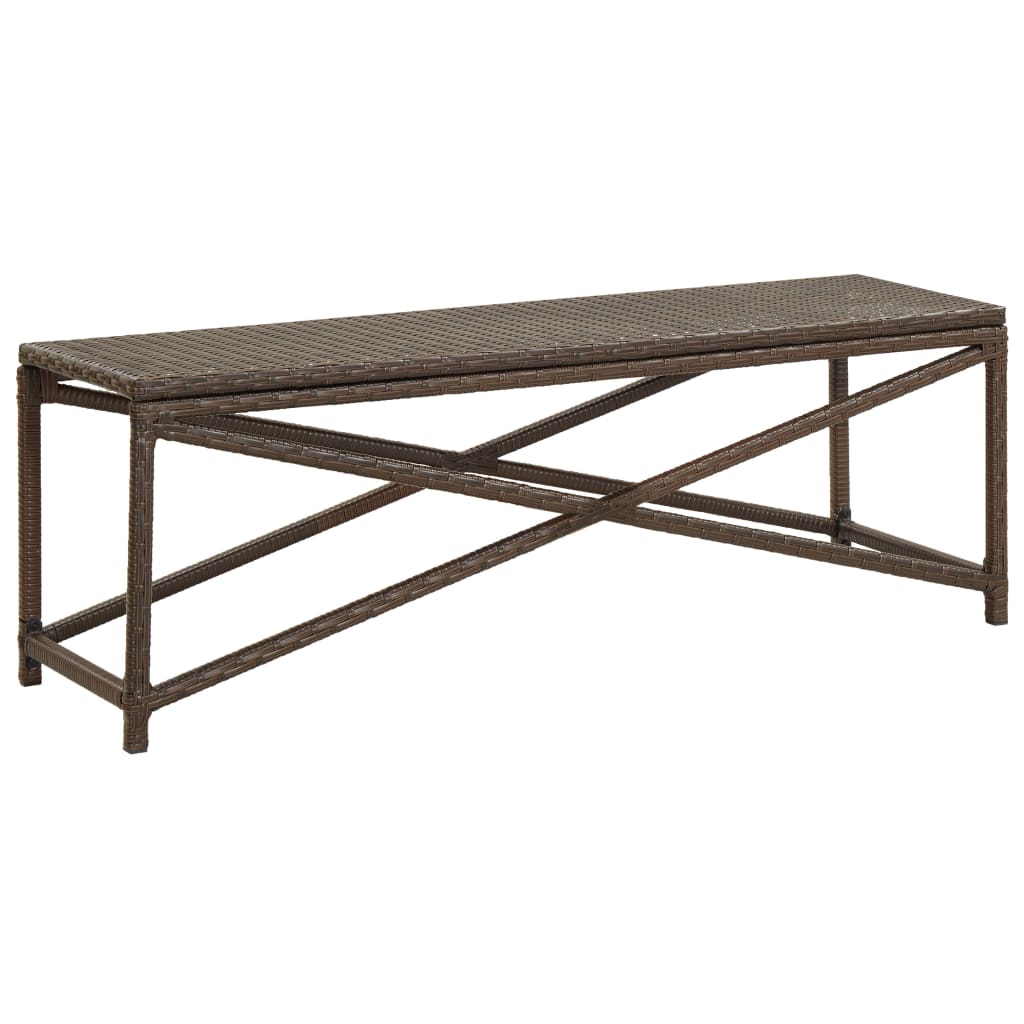 Garden Bench Poly Rattan