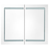 Led Bathroom Mirror Cabinet 80X12.2X68 Cm