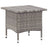 Tea Table 50X50X47 Cm Poly Rattan