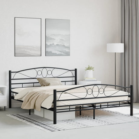 Bed Frame Without Mattress Steel Super King