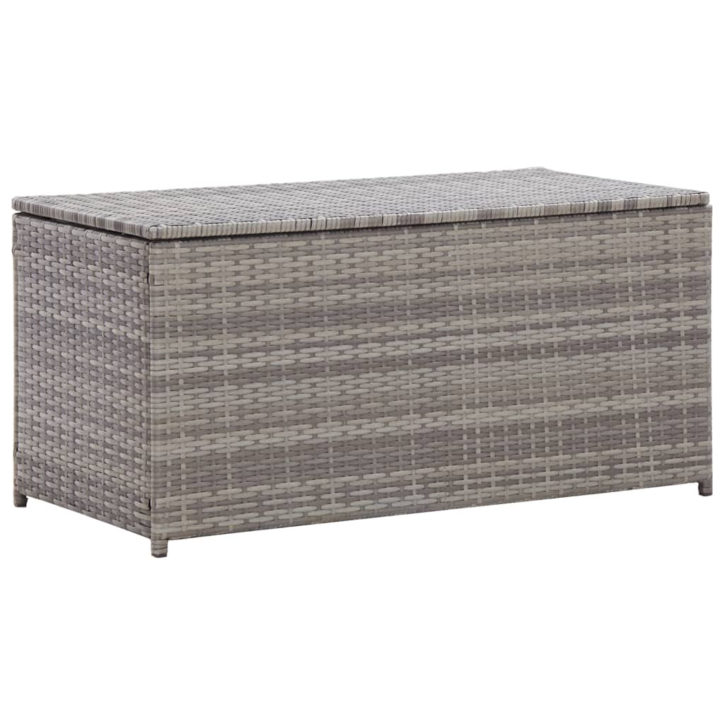 Garden Storage Box Poly Rattan