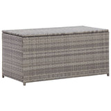 Garden Storage Box Poly Rattan